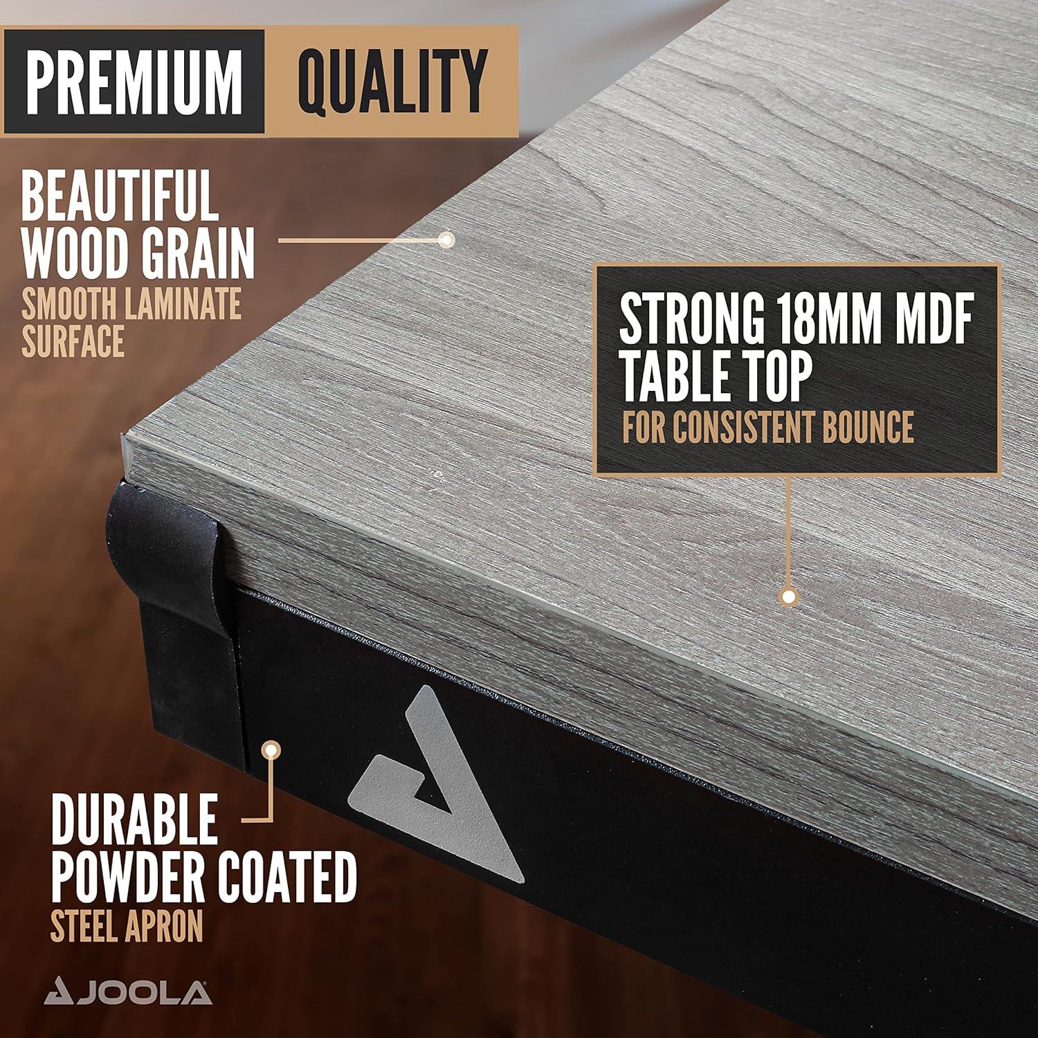 JOOLA Brighton X-Leg Table Tennis Table - Image 4
